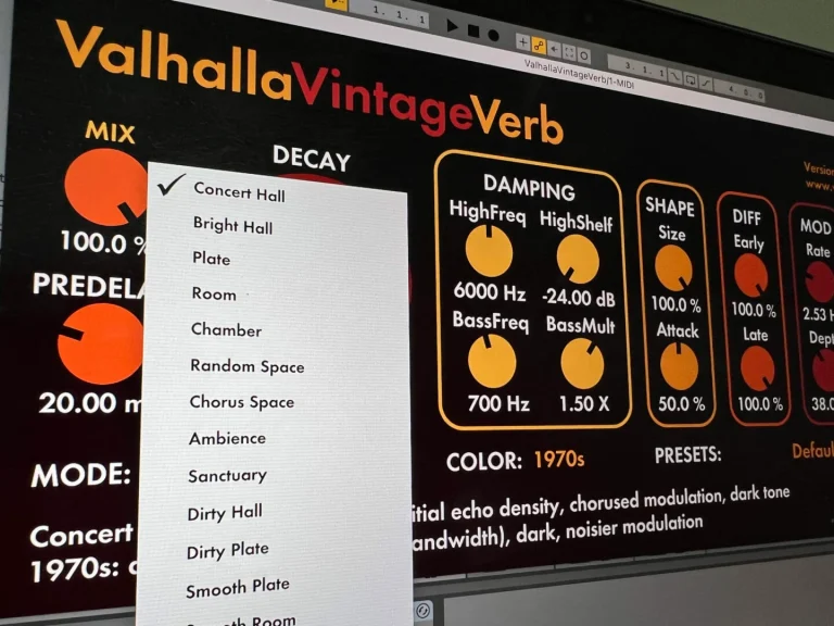 Valhalla DSP – Valhalla VintageVerb v4.0.5 VST, VST3, AAX x64