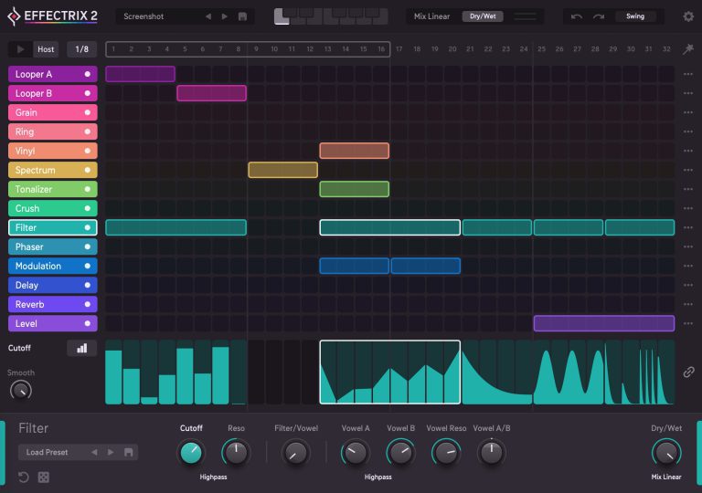 Sugar Bytes – Effectrix 2 v2.0.3 SAL, VST, VST3, AAX x64 – Mixing