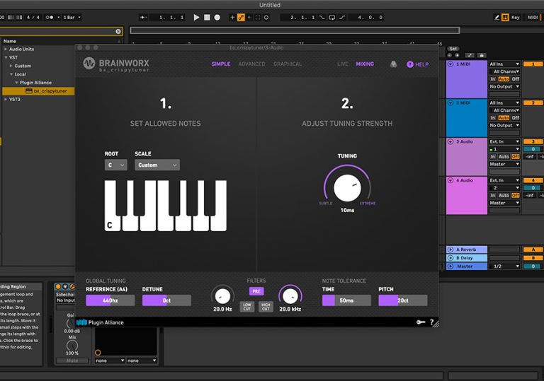 Plugin Alliance – Brainworx bx crispytuner v1.1.0 VST, VST3, AAX x64